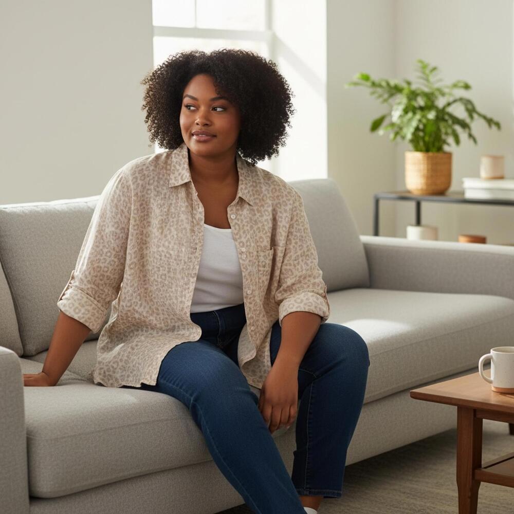 GAP Linen Button-Up Shirt – XL – NWT